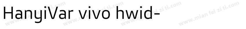 HanyiVar vivo hwid字体转换